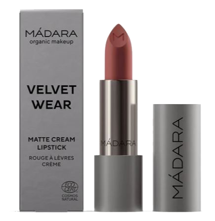 Madara Matt-Cremiger Lippenstift Velvet Wear Warm Nude ohne Hintergrund