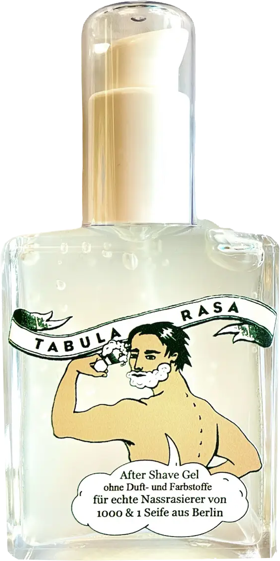 1000%1 Seife tabula rasa Aftershave Gel duftfrei ohne Hintergrund
