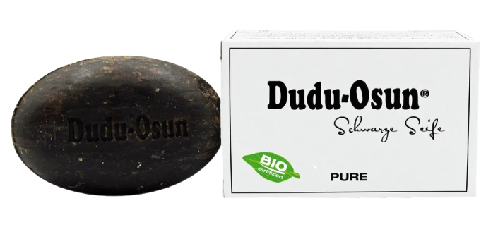 Dudu Osun schwarze Seife PARFUMFREI ohne Hintergrund