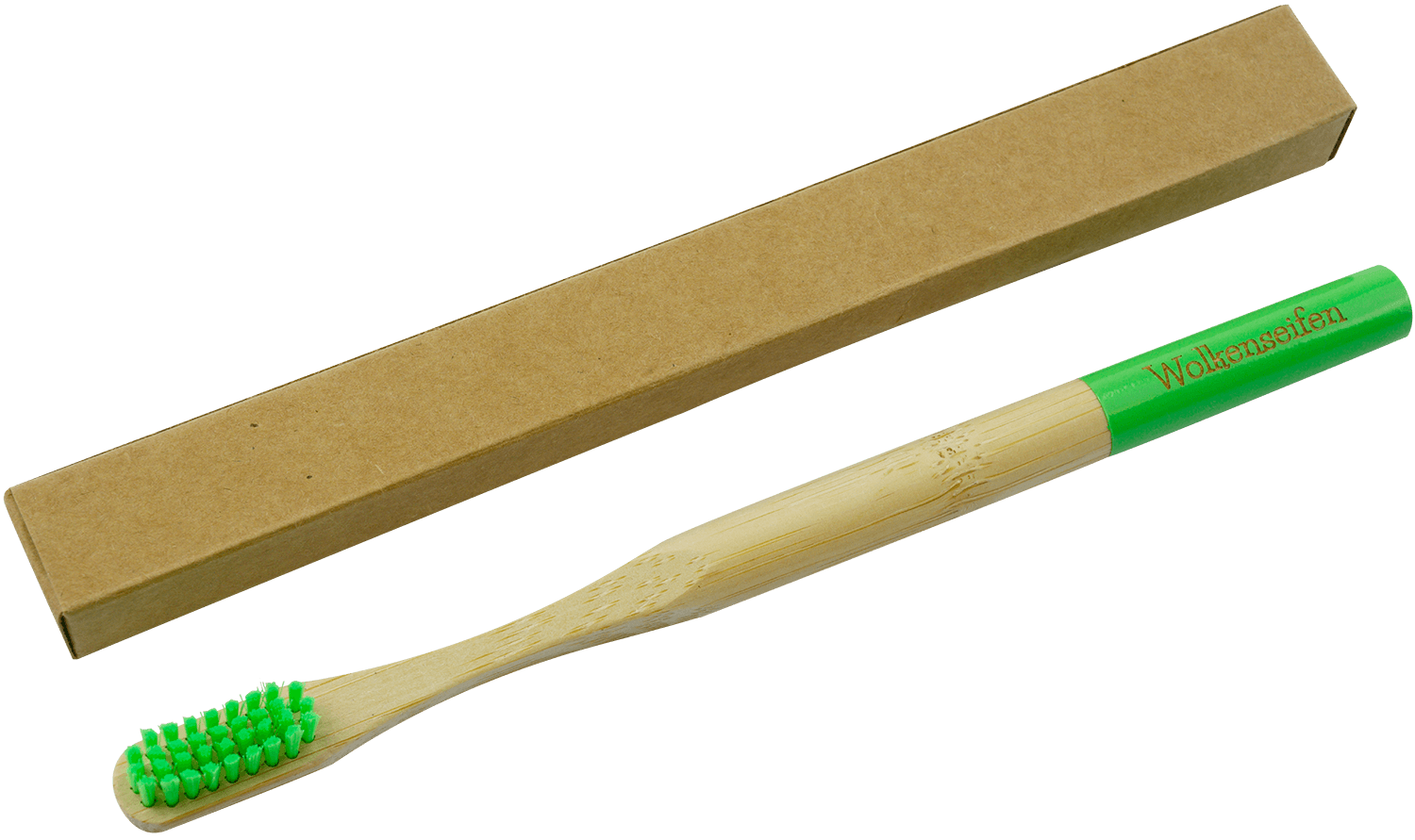 Bambuszahnbürste Hellgrün