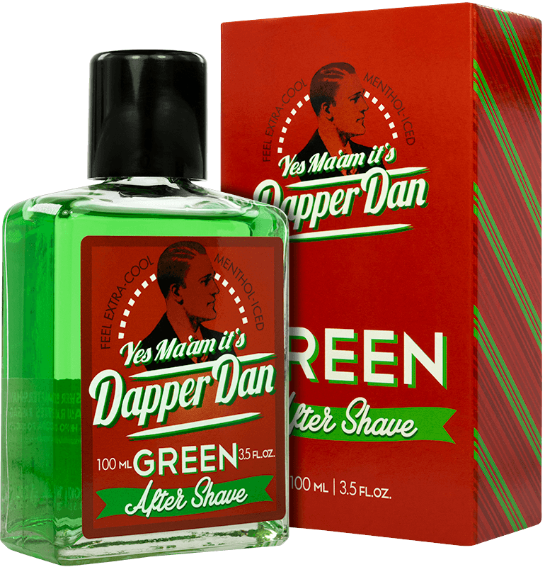 Dapper Dan After Shave Green ohne Hintergrund