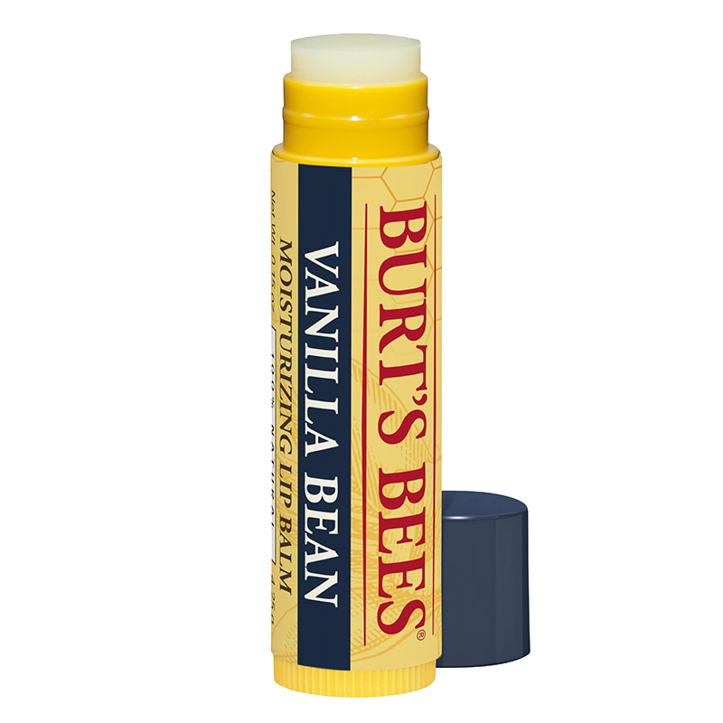 Burt's Bees Vanilla Bean Lip Balm Stick ohne Hintergrund