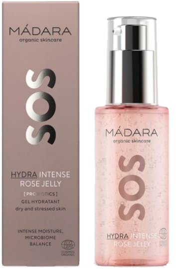 Madara SOS Hydra intensives Rosenwasser Gel ohne Hintergrund