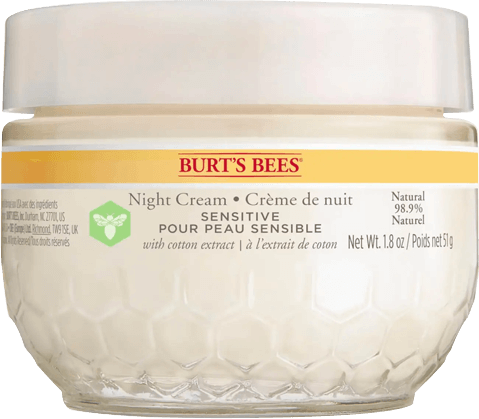 Burt`s Bees Sensitiv Night Cream ohne Hintergrund
