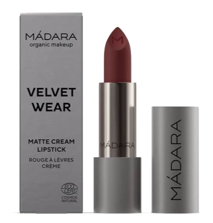 Madara Matt-Cremiger Lippenstift Velvet Wear Dark Nude ohne Hintergrund